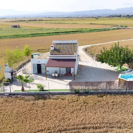 Illa - Casa Rural Aislada Con Piscina Y Cerca Playa De La Marquesa -Deltavacaciones Deltebre Exterior photo
